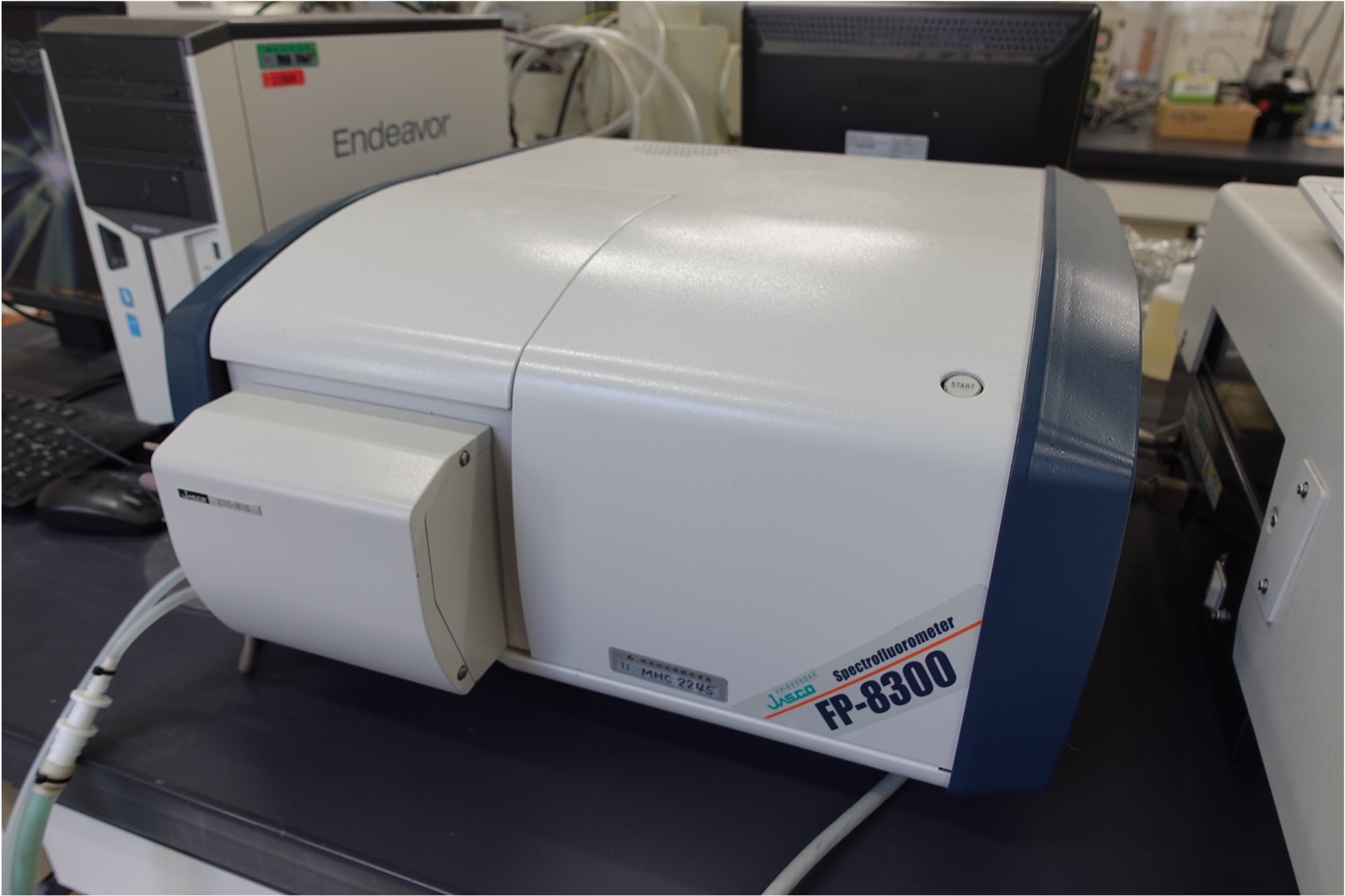 Fluorescence spectrophotometer,JASCO Corporation, FP-8300